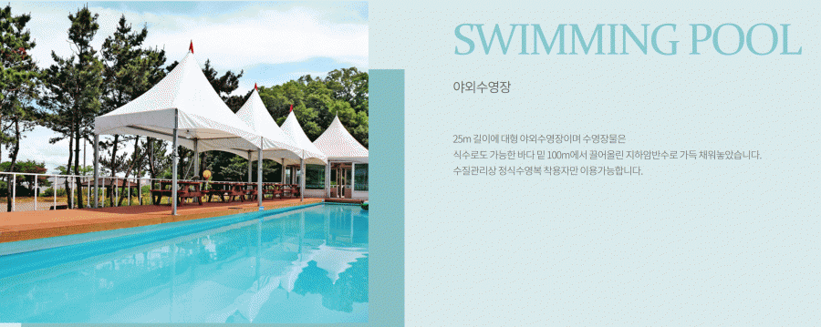 옹진 신도펜션 야외수영장